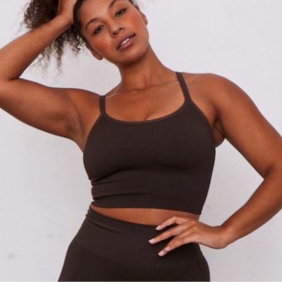 SET Active Sculptflex Tank Top and Legging set in Espresso. - Picture 1 of 6